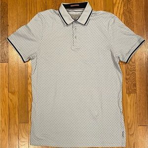 Ted Baker men’s pollo light blue 3 button collar